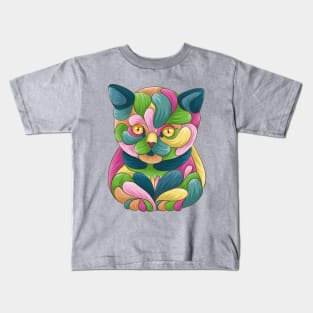 Colorful Kitten Kids T-Shirt